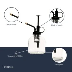 Plant Mister - Glass Transparant - 300 Ml - Spray -URBAN INGL Shop EN Spray glass clear