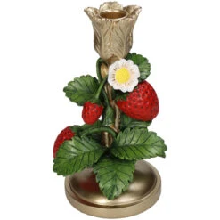 Candle Holder - Strawberry Gold ↑ 20 Cm