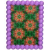 Beaded Photo Frame Polyresin – Purple