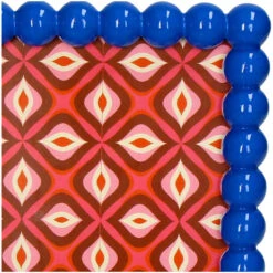 Beaded Photo Frame Polyresin – Blue -URBAN INGL Shop KAL 5373 3