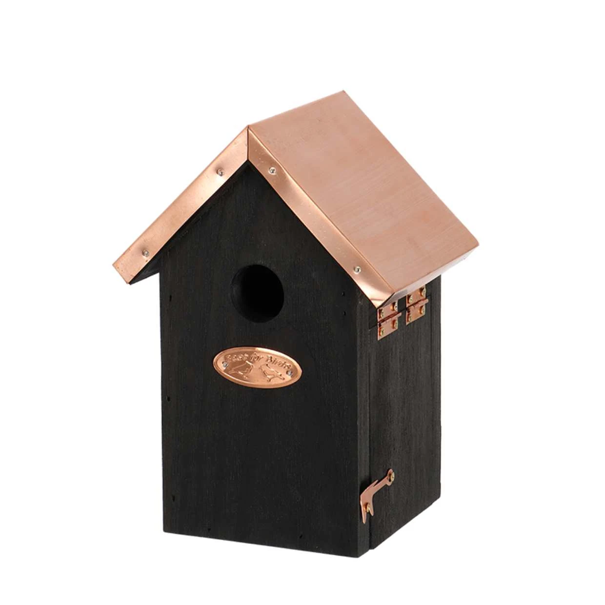 ESSCHERT DESIGN Wren Birdhouse - Nesting Box - Black Copper 3 ESSCHERT DESIGN Wren Birdhouse - Nesting Box - Black Copper
