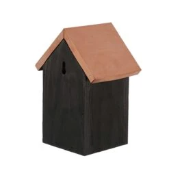 ESSCHERT DESIGN Wren Birdhouse - Nesting Box - Black Copper 9 ESSCHERT DESIGN Wren Birdhouse - Nesting Box - Black Copper -URBAN INGL Shop Nestkast Zwart Koper Winterkoning Trendhero 3