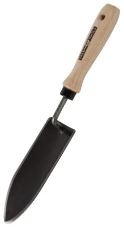 Transplanting Trowel - Forged Steel - Narrow - Ash Wood Handle -URBAN INGL Shop PG73 Verplantschepje Staal Smal1