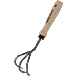 Hand Cultivator - Forged Steel - Ash Wood Handle