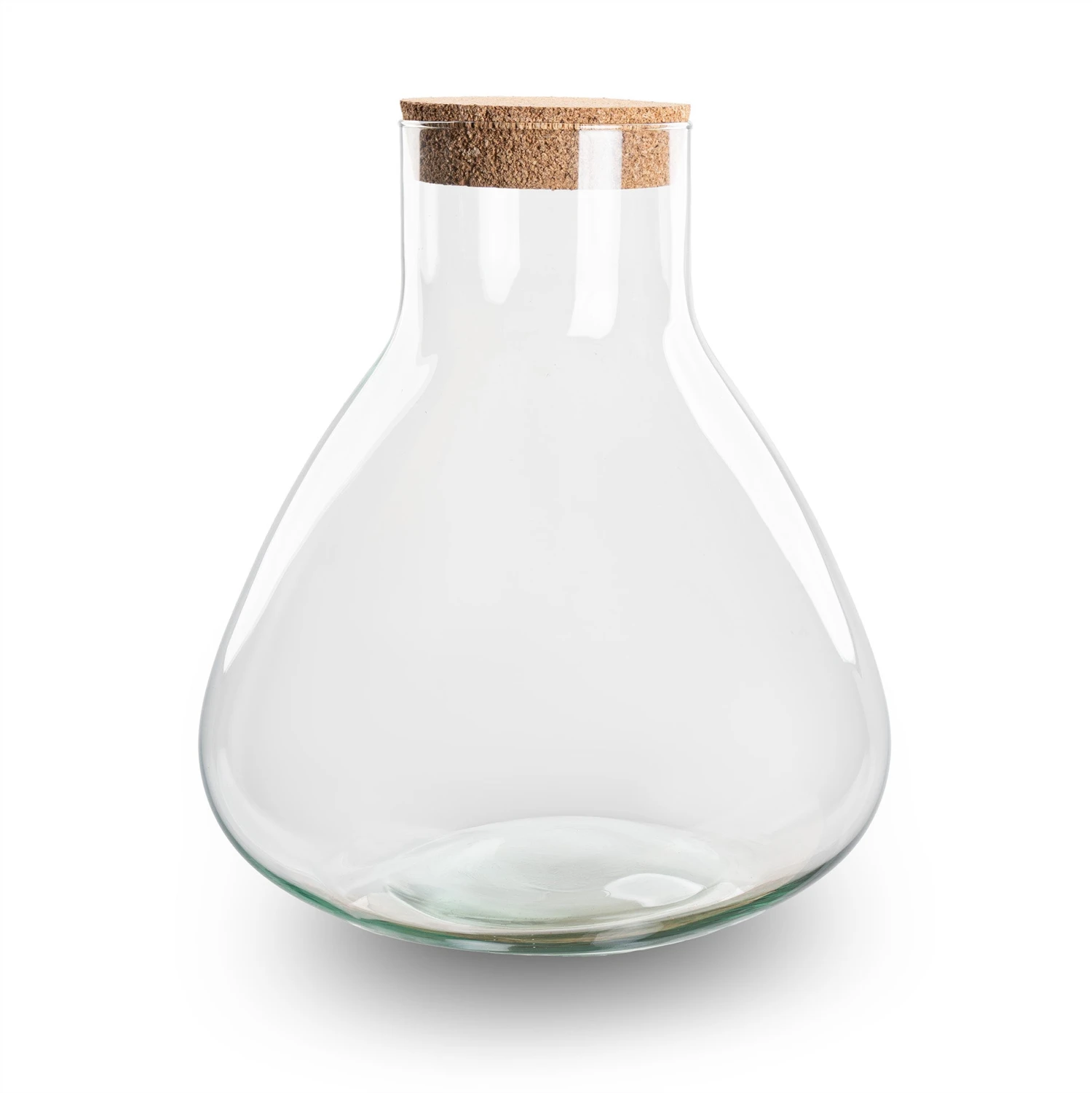 Terrarium Bottle 'Sammie' With Cork - Closed Terrarium Ø 22.5 Cm ↑ 27 Cm 3 Terrarium Bottle 'Sammie' With Cork - Closed Terrarium Ø 22.5 Cm ↑ 27 Cm
