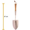 ESSCHERT DESIGN Stainless Steel Shovel - ↑ 47 Cm - RVS - Ashwood - Shovel - Giftbox -URBAN INGL Shop Stainless steel shovel garden