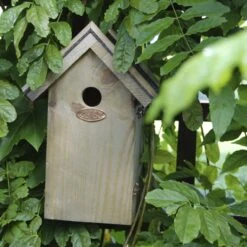 ESSCHERT DESIGN Blue Tit Birdhouse - Nesting Box - Bitumen Roof -URBAN INGL Shop Vogelhuis Nestkast Vogels Tuin Trendhero3