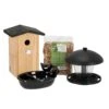 ESSCHERT DESIGN Complete Bird Package - Birdhouse And Bird Food - Garden Accessories