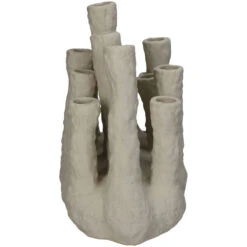 Flower Holder XL - Coral - Ecru - Multi-spout Vase -URBAN INGL Shop XET 9844 1