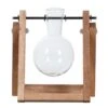 Cutting Stand - 1 Glass Vase - Hydroponic Vase For Cuttings - Wooden - Cultivation Station