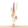 FlowerHero® - S - Wooden Dried Flower Stand + Dried Floral Arrangement