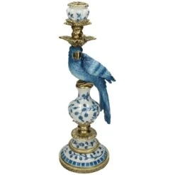 Candle Holder - Dutch Blue Parrot ↑ 40 Cm -URBAN INGL Shop dutch blue parrot candle stick XET 5860 2e3644da 8ed3 4e86 9fcf 748f429e62f3