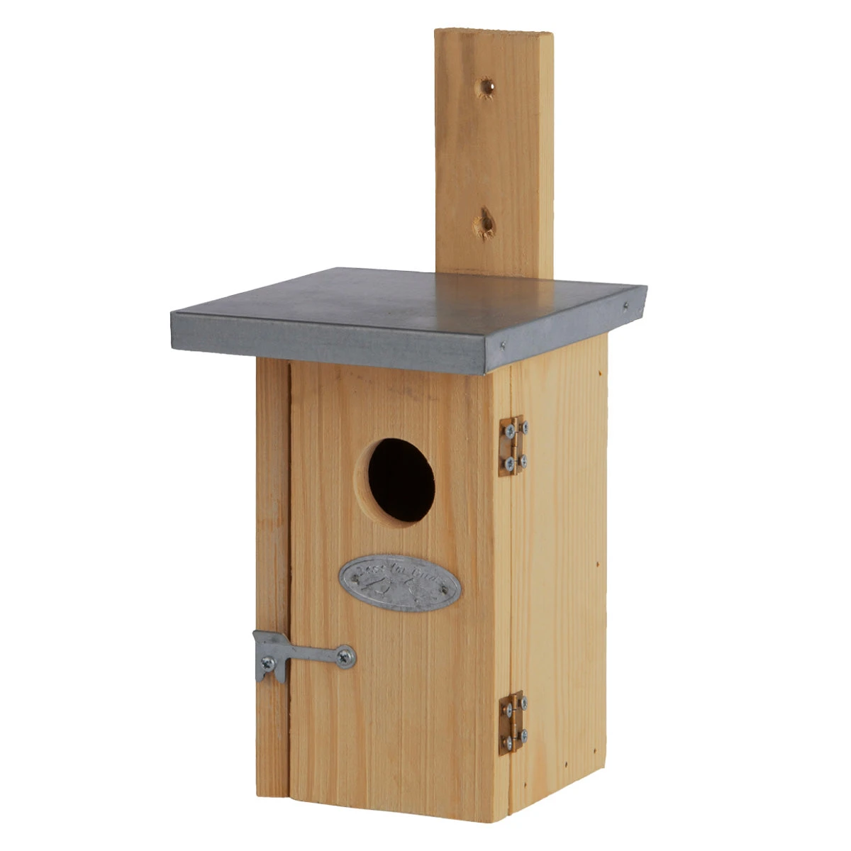 ESSCHERT DESIGN Nest Box - Wren | ↑ 25 Cm | Birdhouse | Pinewood And Zinc 3 ESSCHERT DESIGN Nest Box - Wren | ↑ 25 Cm | Birdhouse | Pinewood And Zinc