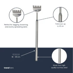 Terrarium Tool - Rake - 16-49 Cm - Telescopic - Stainless Steel 9 Terrarium Tool - Rake - 16-49 Cm - Telescopic - Stainless Steel -URBAN INGL Shop rake terrarium tool telescopisch 3247e66c 41a5 4766 ae78 5e851e974077