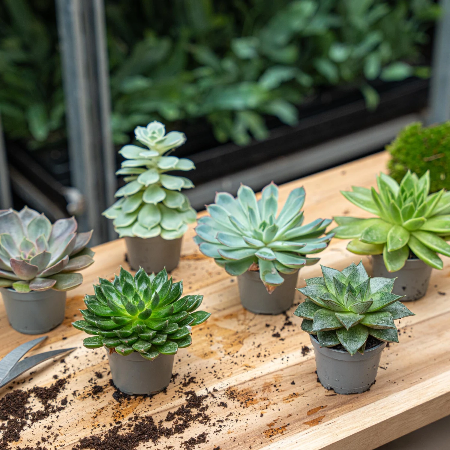 Succulent Mix Set - Assorted Succulents In 6 Cm Pots (8–12 Cm High) 7 Succulent Mix Set - Assorted Succulents In 6 Cm Pots (8–12 Cm High) - Image 5