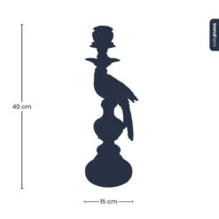 Candle Holder - Dutch Blue Parrot ↑ 40 Cm -URBAN INGL Shop trendhero XET 5860