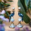 Candle Holder - Dutch Blue Parrot ↑ 40 Cm -URBAN INGL Shop trendhero deco kersten square 06115 2